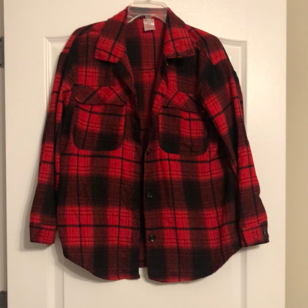 No Boundaries Plaid Shacket